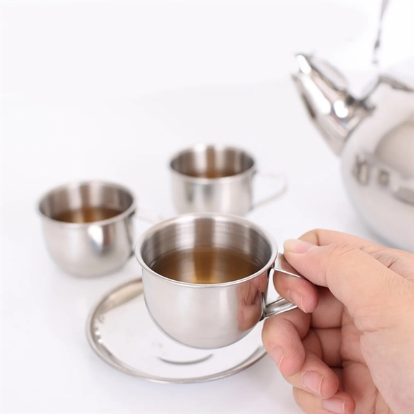 Stainless Steel Coffee Cup - Stainless Steel Coffee Cup - Image 3 of 3