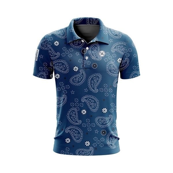 Standout Performance Short Sleeve Golf Apparel Polo Shirt - Standout Performance Short Sleeve Golf Apparel Polo Shirt - Image 2 of 7