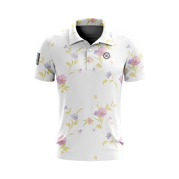 Standout Performance Short Sleeve Golf Apparel Polo Shirt - Standout Performance Short Sleeve Golf Apparel Polo Shirt - Image 4 of 7