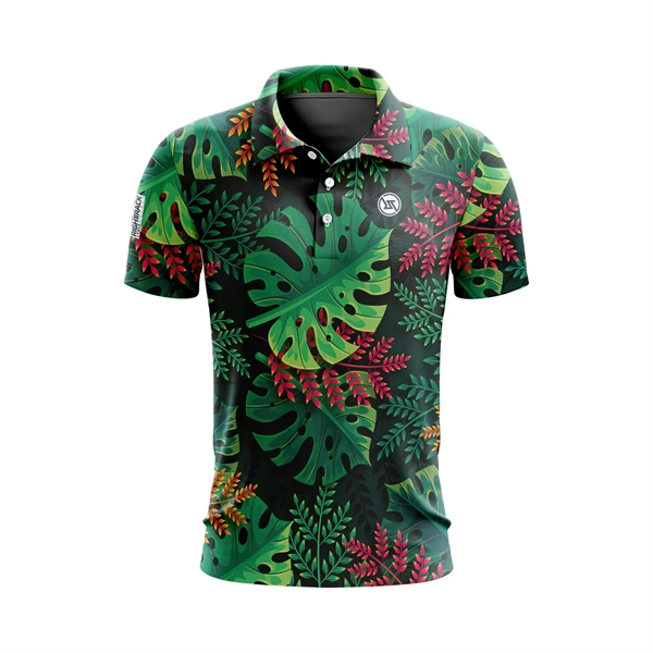 Standout Performance Short Sleeve Golf Apparel Polo Shirt - Standout Performance Short Sleeve Golf Apparel Polo Shirt - Image 5 of 7