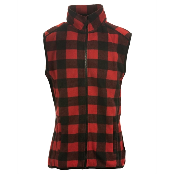 Burnside Men's Polar Fleece Vest - Burnside Men's Polar Fleece Vest - Image 7 of 12