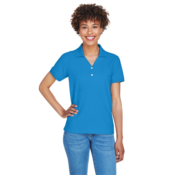Devon & Jones Ladies' Pima Pique Y-Collar Polo - Devon & Jones Ladies' Pima Pique Y-Collar Polo - Image 63 of 142