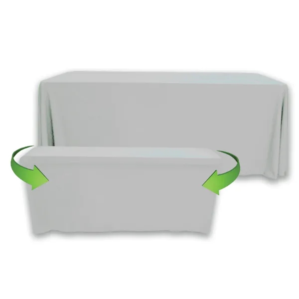 8' to 6' Convertible Throw PolyKnit™ Table Cover (BLANK) - 8' to 6' Convertible Throw PolyKnit™ Table Cover (BLANK) - Image 20 of 26