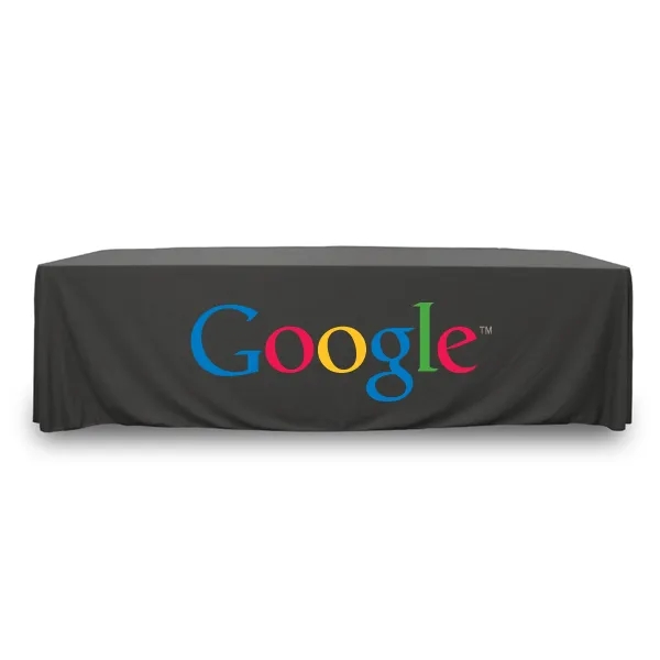 8 ft.Throw PolyKnit™ Table Cover (Full Color Logo) - 8 ft.Throw PolyKnit™ Table Cover (Full Color Logo) - Image 3 of 30