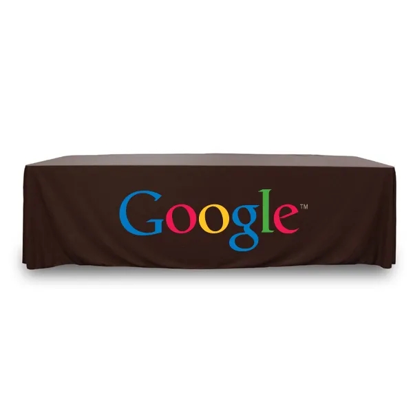 8 ft.Throw PolyKnit™ Table Cover (Full Color Logo) - 8 ft.Throw PolyKnit™ Table Cover (Full Color Logo) - Image 4 of 30