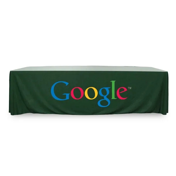 8 ft.Throw PolyKnit™ Table Cover (Full Color Logo) - 8 ft.Throw PolyKnit™ Table Cover (Full Color Logo) - Image 9 of 30
