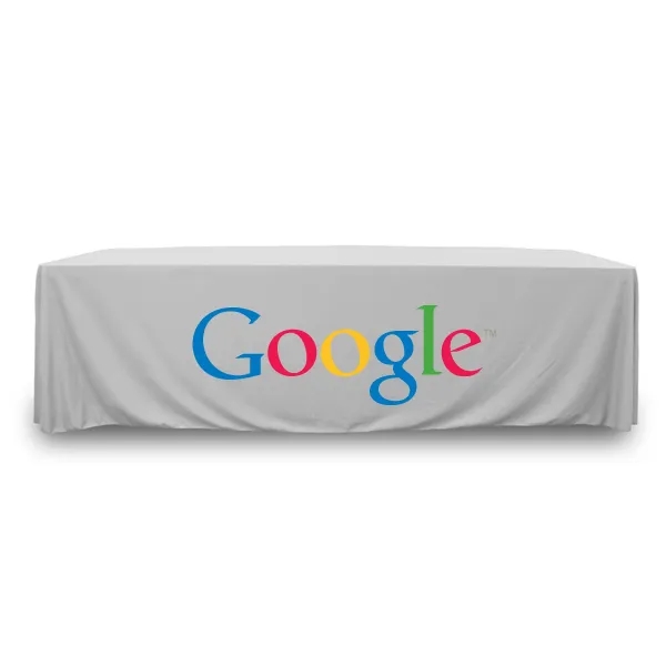 8 ft.Throw PolyKnit™ Table Cover (Full Color Logo) - 8 ft.Throw PolyKnit™ Table Cover (Full Color Logo) - Image 22 of 30