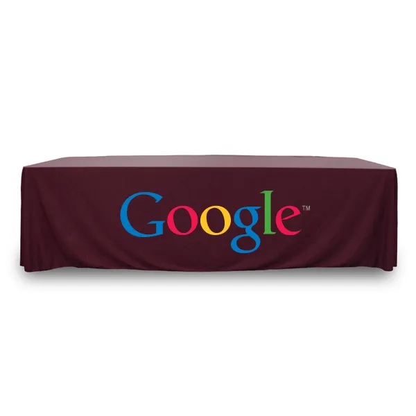 8 ft.Throw PolyKnit™ Table Cover (Full Color Logo) - 8 ft.Throw PolyKnit™ Table Cover (Full Color Logo) - Image 26 of 30