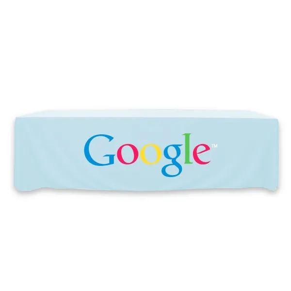 8 ft.Throw PolyKnit™ Table Cover (Full Color Logo) - 8 ft.Throw PolyKnit™ Table Cover (Full Color Logo) - Image 27 of 30