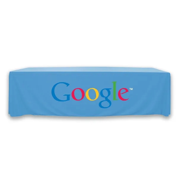 8 ft.Throw PolyKnit™ Table Cover (Full Color Logo) - 8 ft.Throw PolyKnit™ Table Cover (Full Color Logo) - Image 29 of 30