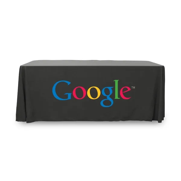 6 ft.Throw PolyKnit™ Table Cover (Full Color Logo) - 6 ft.Throw PolyKnit™ Table Cover (Full Color Logo) - Image 2 of 30
