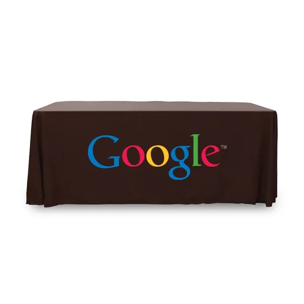 6 ft.Throw PolyKnit™ Table Cover (Full Color Logo) - 6 ft.Throw PolyKnit™ Table Cover (Full Color Logo) - Image 3 of 30