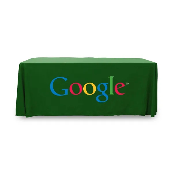 6 ft.Throw PolyKnit™ Table Cover (Full Color Logo) - 6 ft.Throw PolyKnit™ Table Cover (Full Color Logo) - Image 10 of 30