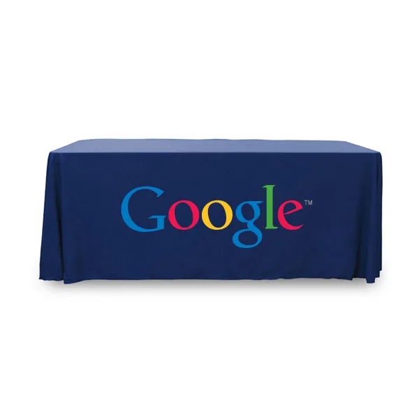 6 ft.Throw PolyKnit™ Table Cover (Full Color Logo) - 6 ft.Throw PolyKnit™ Table Cover (Full Color Logo) - Image 19 of 30