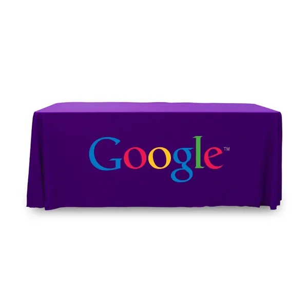6 ft.Throw PolyKnit™ Table Cover (Full Color Logo) - 6 ft.Throw PolyKnit™ Table Cover (Full Color Logo) - Image 20 of 30
