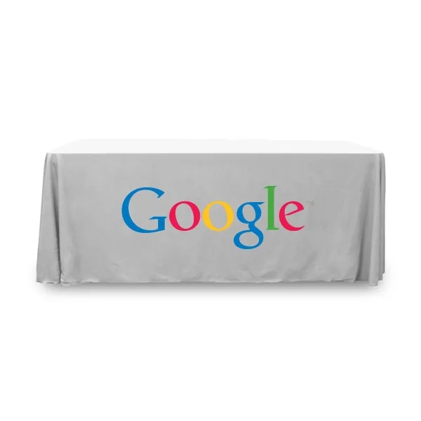 6 ft.Throw PolyKnit™ Table Cover (Full Color Logo) - 6 ft.Throw PolyKnit™ Table Cover (Full Color Logo) - Image 21 of 30