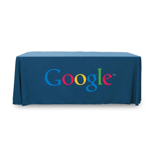 6 ft.Throw PolyKnit™ Table Cover (Full Color Logo) - 6 ft.Throw PolyKnit™ Table Cover (Full Color Logo) - Image 23 of 30
