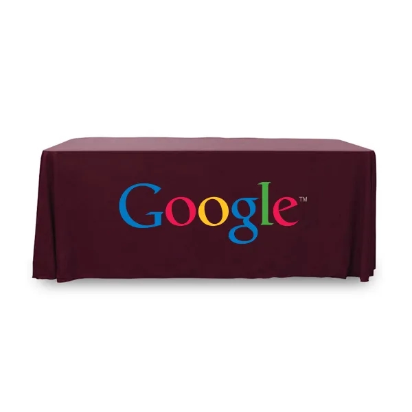 6 ft.Throw PolyKnit™ Table Cover (Full Color Logo) - 6 ft.Throw PolyKnit™ Table Cover (Full Color Logo) - Image 25 of 30