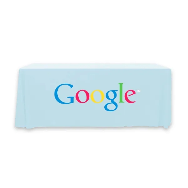 6 ft.Throw PolyKnit™ Table Cover (Full Color Logo) - 6 ft.Throw PolyKnit™ Table Cover (Full Color Logo) - Image 27 of 30