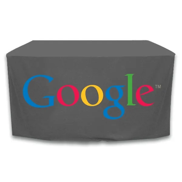 4 ft. x 24 in.Throw PolyKnit™ Table Cover (Full Color Logo) - 4 ft. x 24 in.Throw PolyKnit™ Table Cover (Full Color Logo) - Image 3 of 30