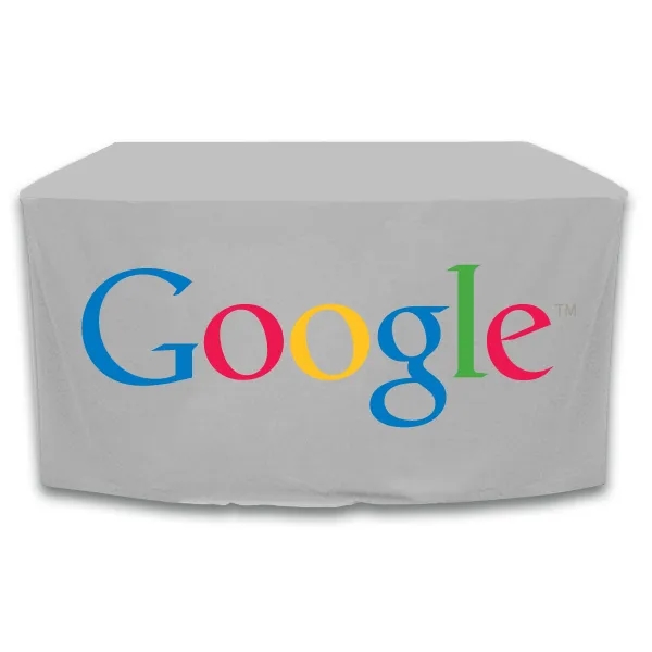 4 ft. x 24 in.Throw PolyKnit™ Table Cover (Full Color Logo) - 4 ft. x 24 in.Throw PolyKnit™ Table Cover (Full Color Logo) - Image 22 of 30