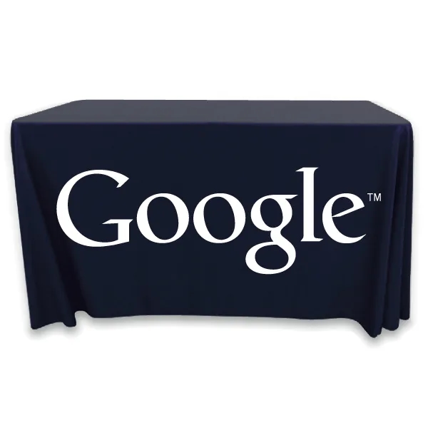 4 ft. x 24 in.Throw PolyKnit™ Table Cover (One Color Logo) - 4 ft. x 24 in.Throw PolyKnit™ Table Cover (One Color Logo) - Image 14 of 30