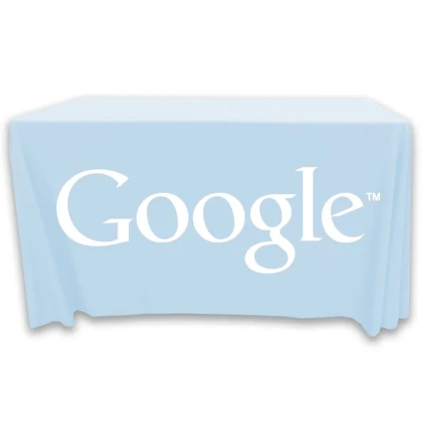 4 ft. x 24 in.Throw PolyKnit™ Table Cover (One Color Logo) - 4 ft. x 24 in.Throw PolyKnit™ Table Cover (One Color Logo) - Image 27 of 30