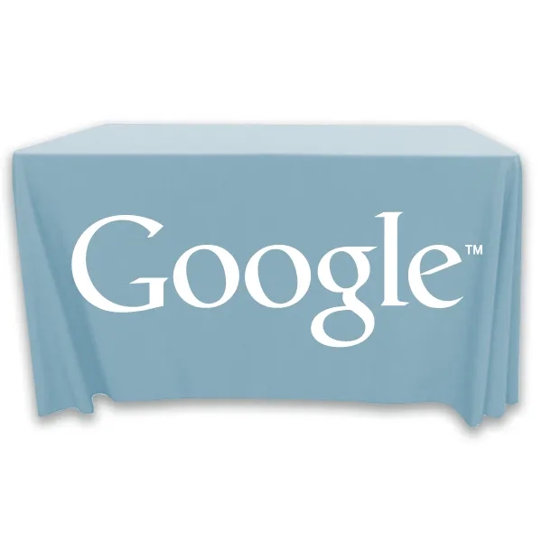 4 ft. x 24 in.Throw PolyKnit™ Table Cover (One Color Logo) - 4 ft. x 24 in.Throw PolyKnit™ Table Cover (One Color Logo) - Image 28 of 30