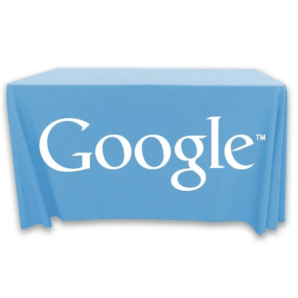 4 ft. x 24 in.Throw PolyKnit™ Table Cover (One Color Logo) - 4 ft. x 24 in.Throw PolyKnit™ Table Cover (One Color Logo) - Image 30 of 30