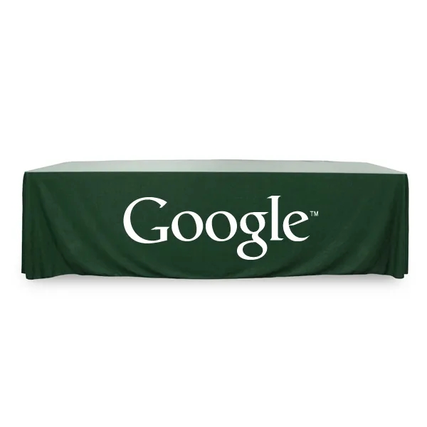 8 ft.Throw PolyKnit™ Table Cover (One Color Logo) - 8 ft.Throw PolyKnit™ Table Cover (One Color Logo) - Image 8 of 30