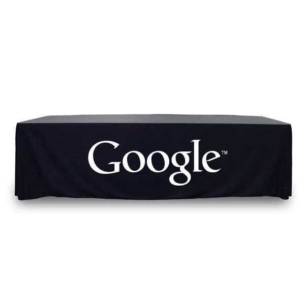8 ft.Throw PolyKnit™ Table Cover (One Color Logo) - 8 ft.Throw PolyKnit™ Table Cover (One Color Logo) - Image 13 of 30