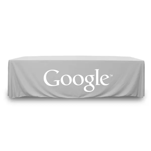 8 ft.Throw PolyKnit™ Table Cover (One Color Logo) - 8 ft.Throw PolyKnit™ Table Cover (One Color Logo) - Image 21 of 30