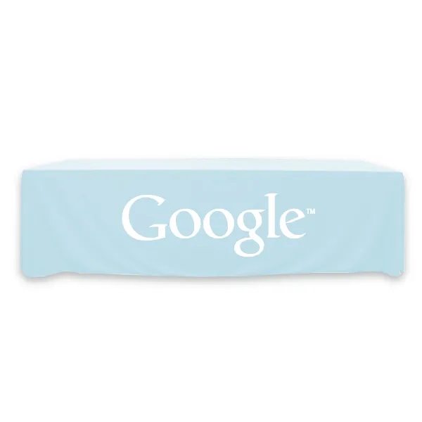 8 ft.Throw PolyKnit™ Table Cover (One Color Logo) - 8 ft.Throw PolyKnit™ Table Cover (One Color Logo) - Image 27 of 30