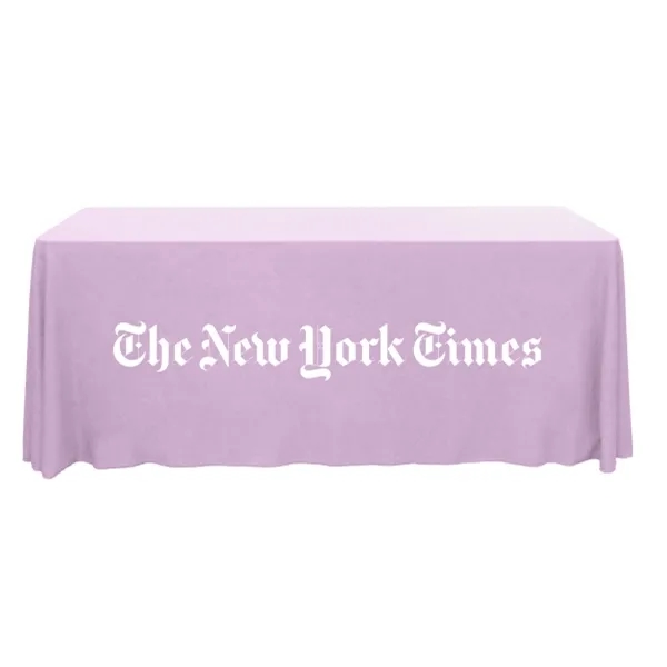 6 ft.Throw PolyKnit™ Table Cover (One Color Logo) - 6 ft.Throw PolyKnit™ Table Cover (One Color Logo) - Image 11 of 16