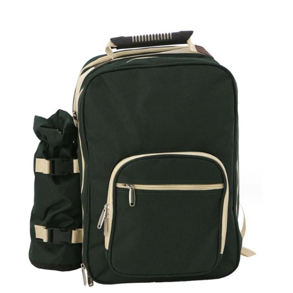 Large Capacity Picnic Backpack Set For 4 Person - Large Capacity Picnic Backpack Set For 4 Person - Image 2 of 5