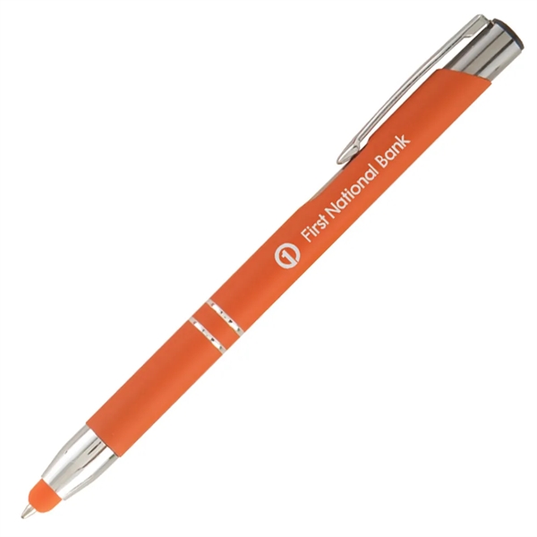 Custom Tres-Chic Softy+ Stylus - Laser Engraved - Metal Pen
