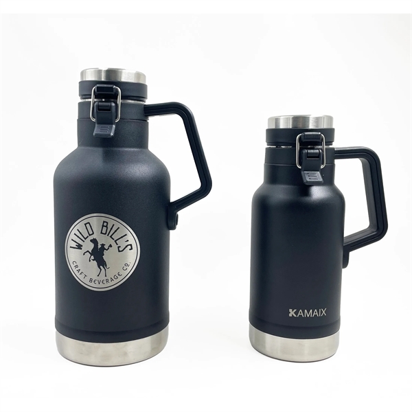 32oz. Double Wall Stainless Steel Growler - 32oz. Double Wall Stainless Steel Growler - Image 1 of 1