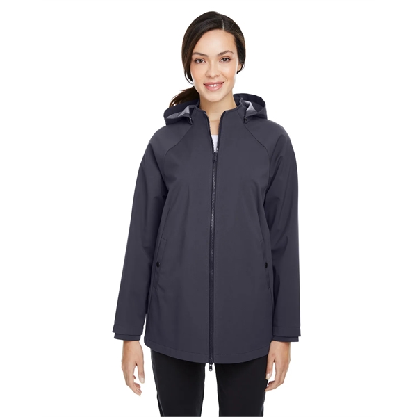 North End Ladies' City Hybrid Soft Shell Hooded Jacket - North End Ladies' City Hybrid Soft Shell Hooded Jacket - Image 9 of 27