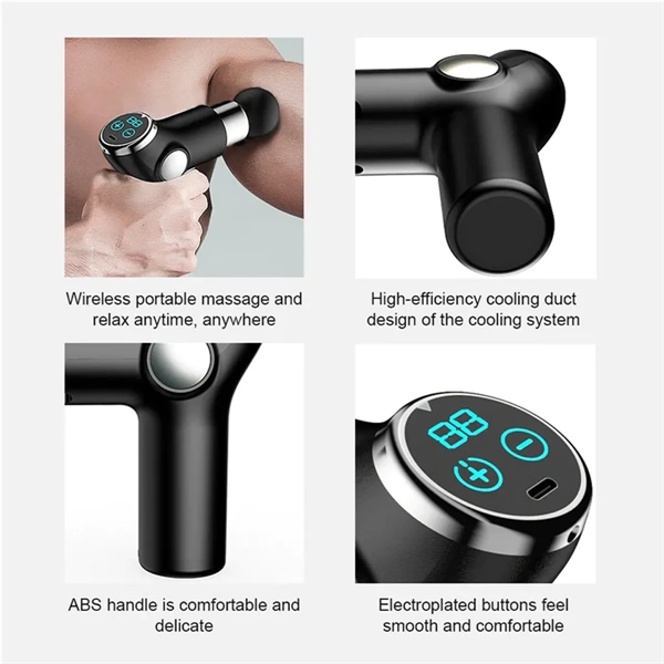 Portable Mini Massage Gun With LCD Display - Portable Mini Massage Gun With LCD Display - Image 1 of 6