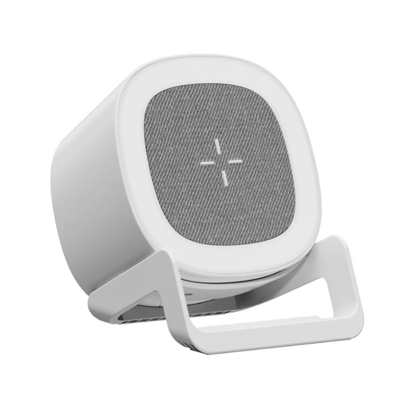 4-In-1 Wireless Charging Music Light Bluetooth Speaker - 4-In-1 Wireless Charging Music Light Bluetooth Speaker - Image 7 of 8