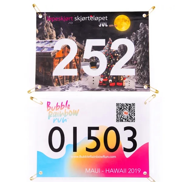 Custom Marathon Running Race Number - Custom Marathon Running Race Number - Image 3 of 9