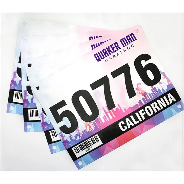 Custom Marathon Running Race Number - Custom Marathon Running Race Number - Image 8 of 9