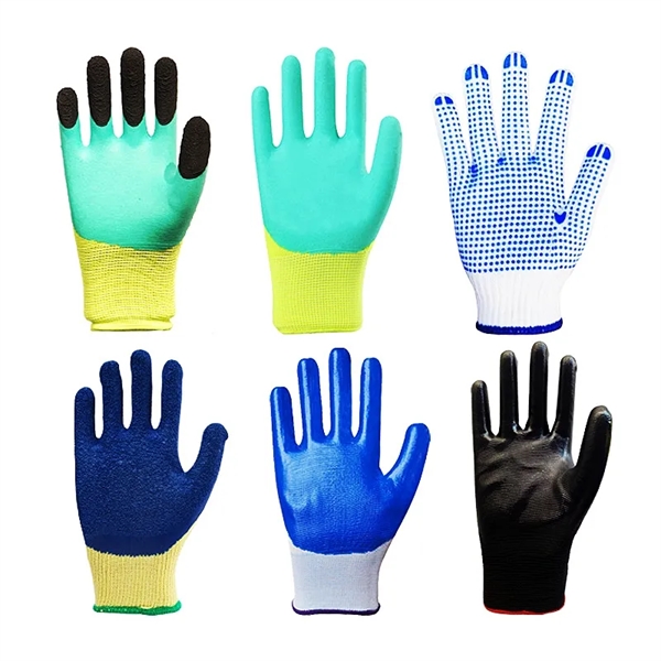 Safety Working Gloves with Rubber Coated - Safety Working Gloves with Rubber Coated - Image 1 of 3