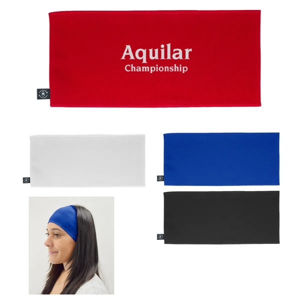 Cooling Headband With 100% RPET Material - Cooling Headband With 100% RPET Material - Image 0 of 18