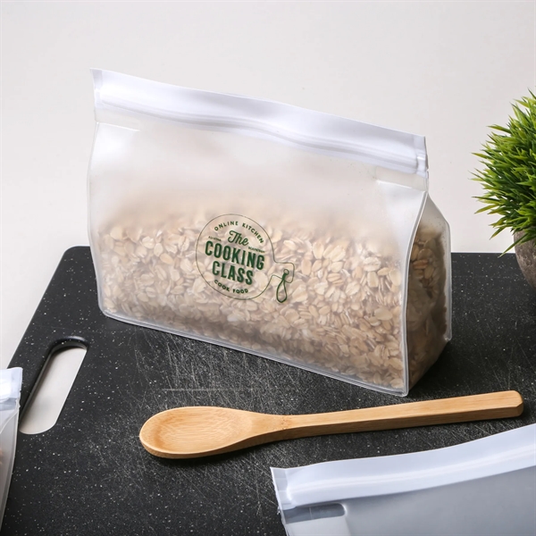 SlipZip Horizontal Gusseted Reusable Storage Bag - SlipZip Horizontal Gusseted Reusable Storage Bag - Image 1 of 8