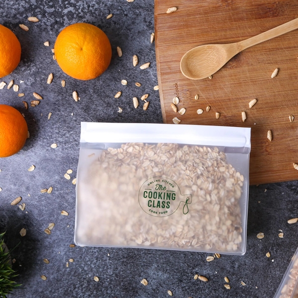 SlipZip Horizontal Gusseted Reusable Storage Bag - SlipZip Horizontal Gusseted Reusable Storage Bag - Image 5 of 8