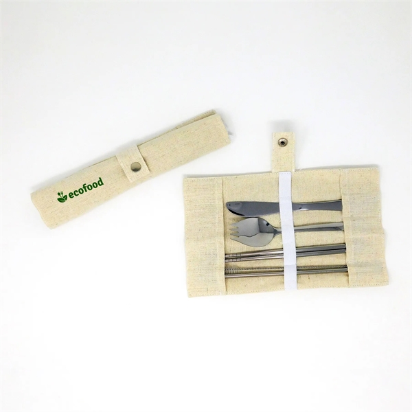 Stainless Steel Utensil Set - Stainless Steel Utensil Set - Image 2 of 3