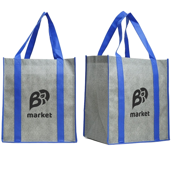 Heathered Jumbo Non-Woven Tote - Heathered Jumbo Non-Woven Tote - Image 0 of 1
