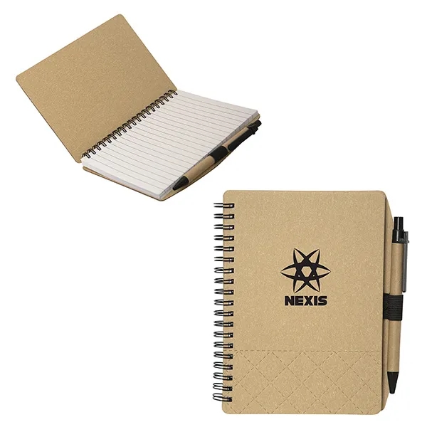 Geneva Cardboard Spiral Notebook - Geneva Cardboard Spiral Notebook - Image 2 of 2