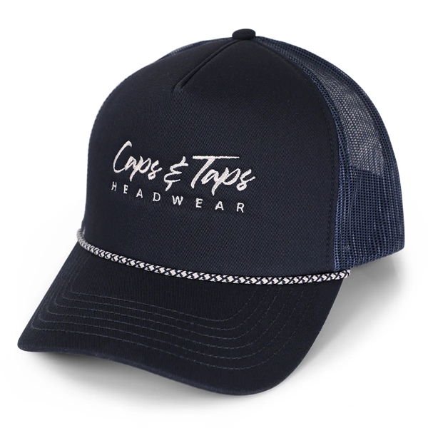 Heritage Chino 5 Panel Mesh Back Cap - Heritage Chino 5 Panel Mesh Back Cap - Image 0 of 16